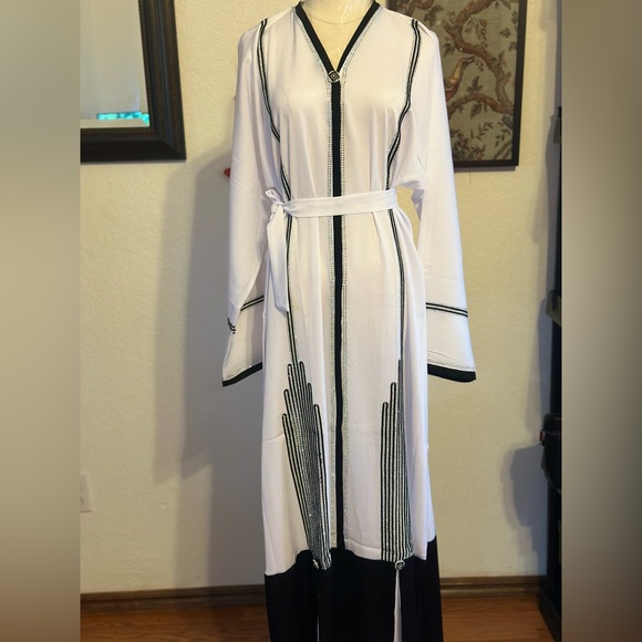 COPY - Abaya Kaftan Maxi Dress Size M/L. Length 58 and 60 - Picture 2 of 5